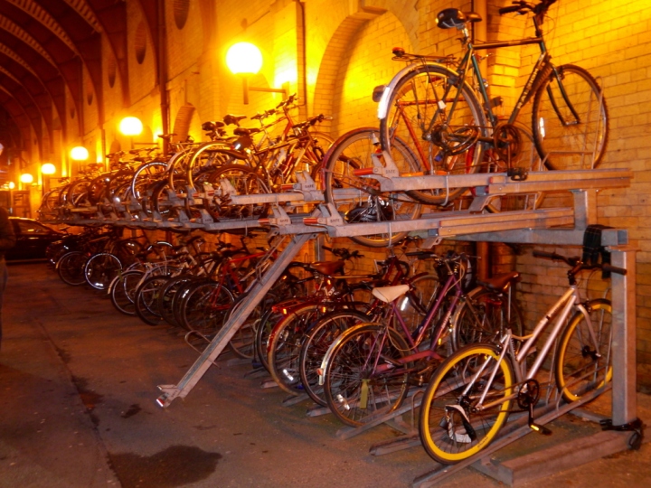 Cycle parking at York Station