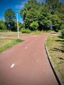 Two-way cycle path on Kalverpad